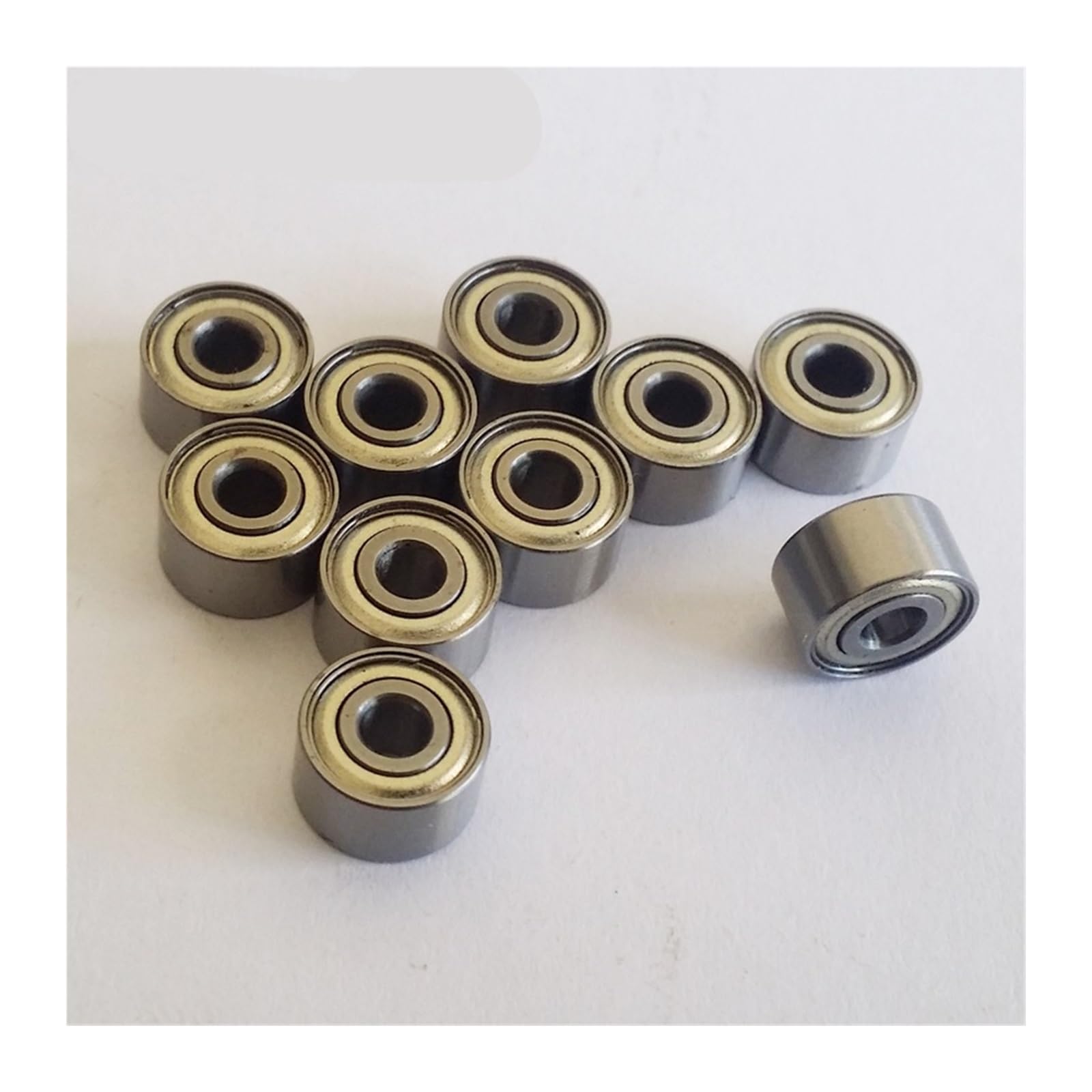 TSWASWUGP 50pcs Bearing 603 603Z 603ZZ 3X9X4 Shielded Miniature Ball Bearings