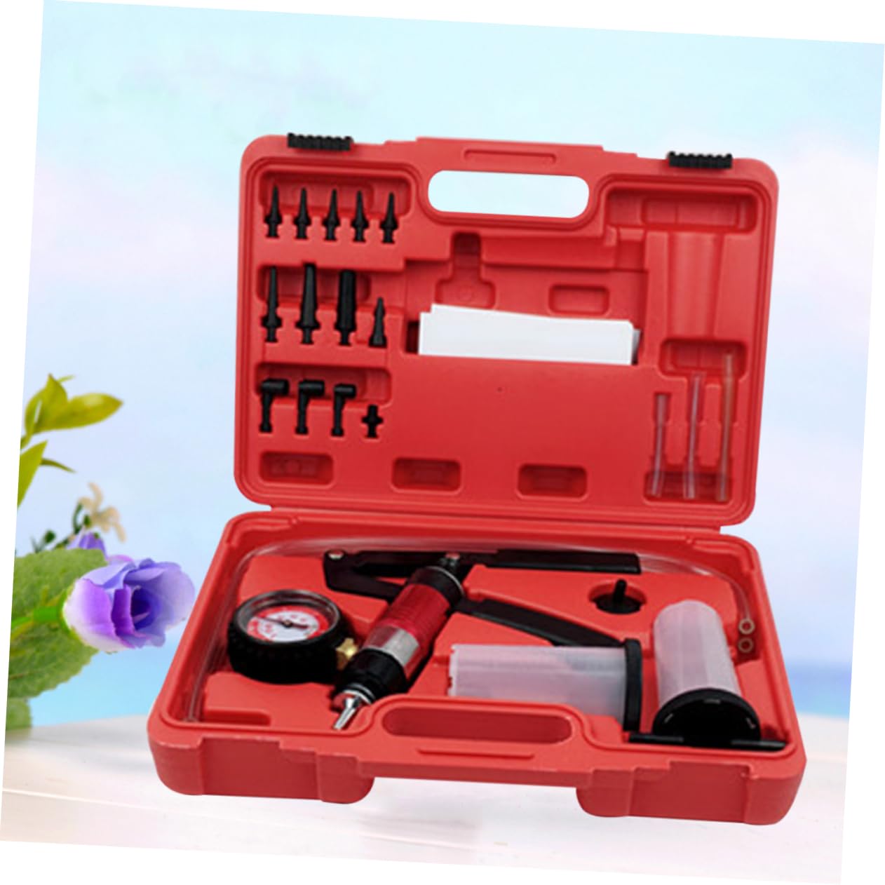 PACKOVE Herramienta De Vacío para Protección De Vapor Aspiradora Ferramentas Kit De Purga De Frenos Herramienta De Protección De Vapor De Vacío Manual Mano Suite