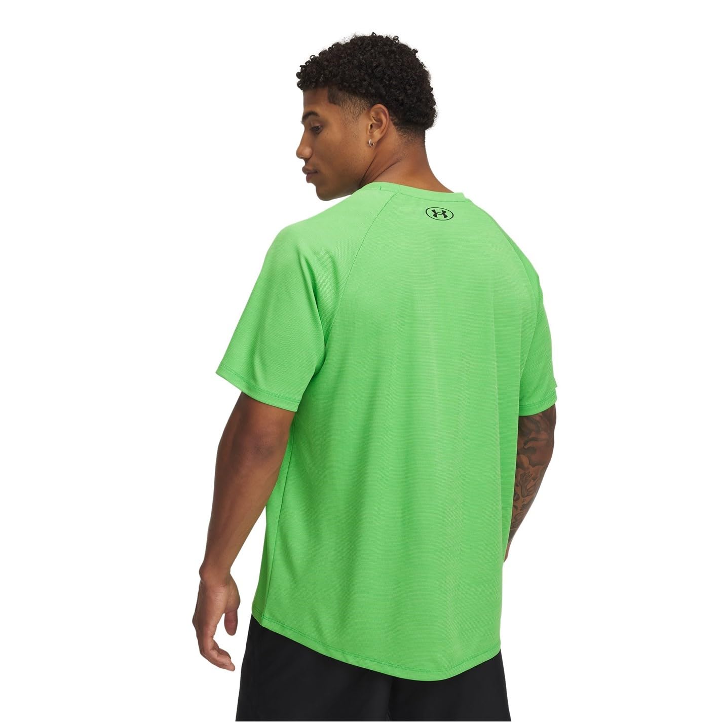 Under Armour UA Tech Textured SS Men's T-Shirt, 0362 - Cyber Green, L