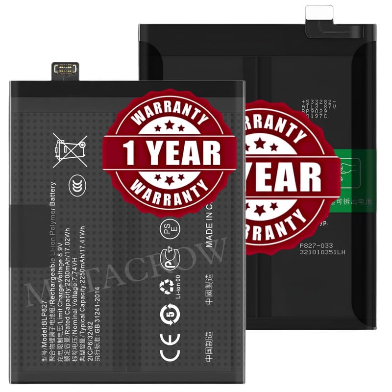 Image of Original BLP827 Battery Compatible for OnePlus 9 Pro (LE2120, LE2121, LE2123, LE2125, LE2127) - (4500mAh) - 1 Year Warranty JK10