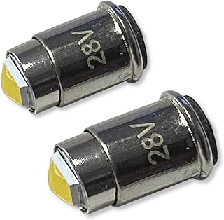 Aero-Lites.com #327 LED Replacement Bulb | 24/28V AC/DC | Dimmable | Replaces Bulb Numbers: #327, 376, 387, 6034, 729, 727, S3368-2, AN3140-327, MS25237-327… (2-Pack; Red)