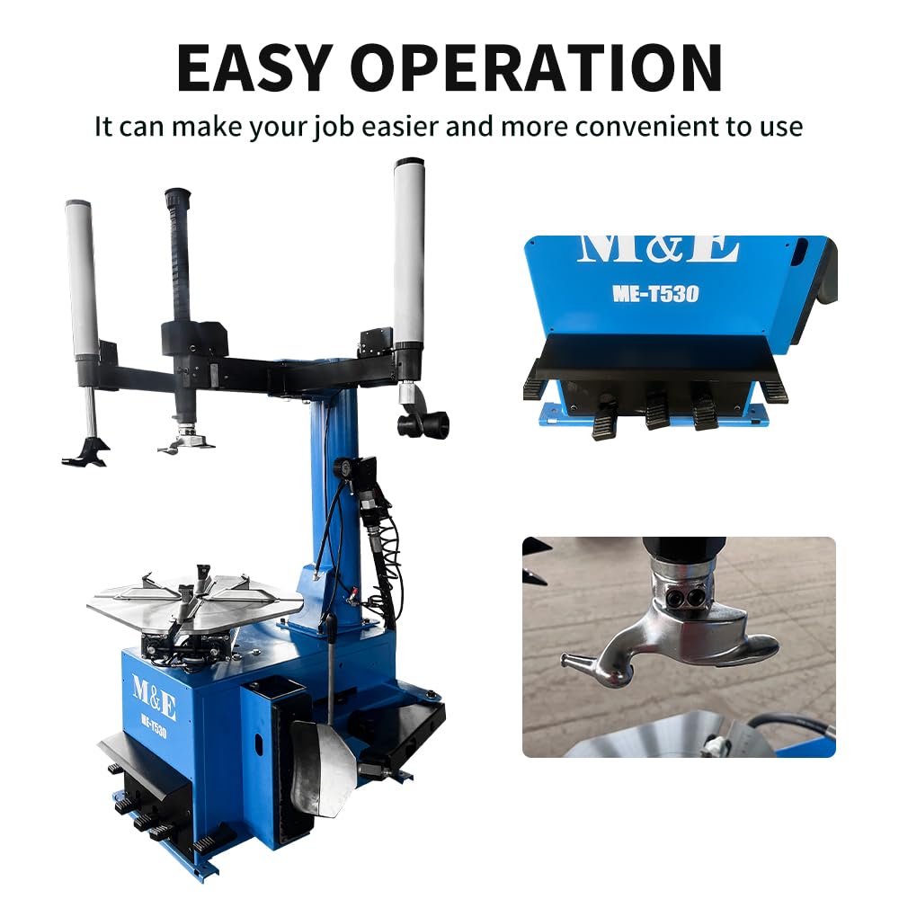 KATOOL ME 2.0HP Bead Blaster Tire Changer Machine ME-T530-Z Tire Machine with Helper Tire Changer Repair Tools