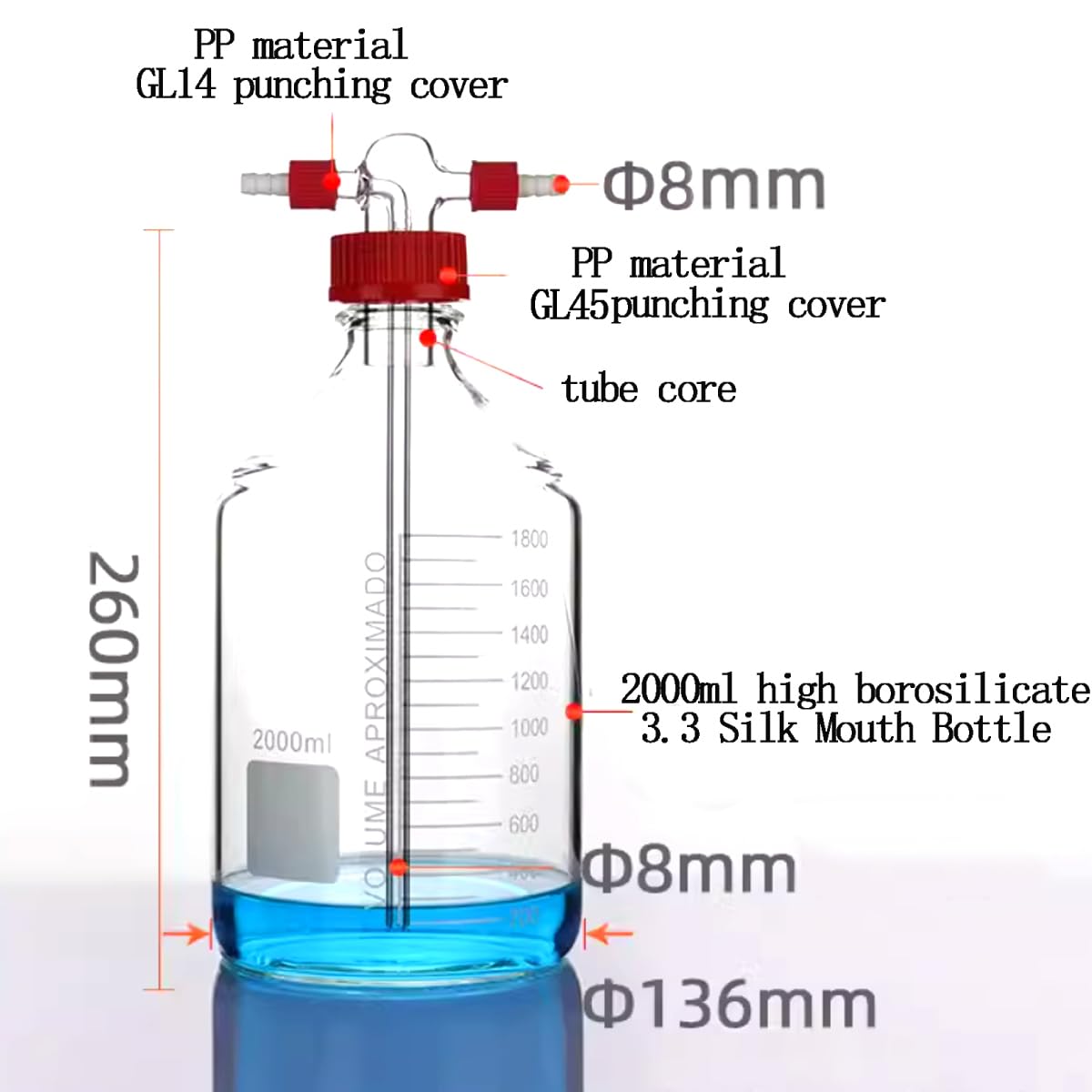 Pipette Contagocce In Vetro Borosilicato - 2 Pezzi Da 0.5ml, Con Tappi Gomma, Per Laboratorio E Hobby - Foto 10