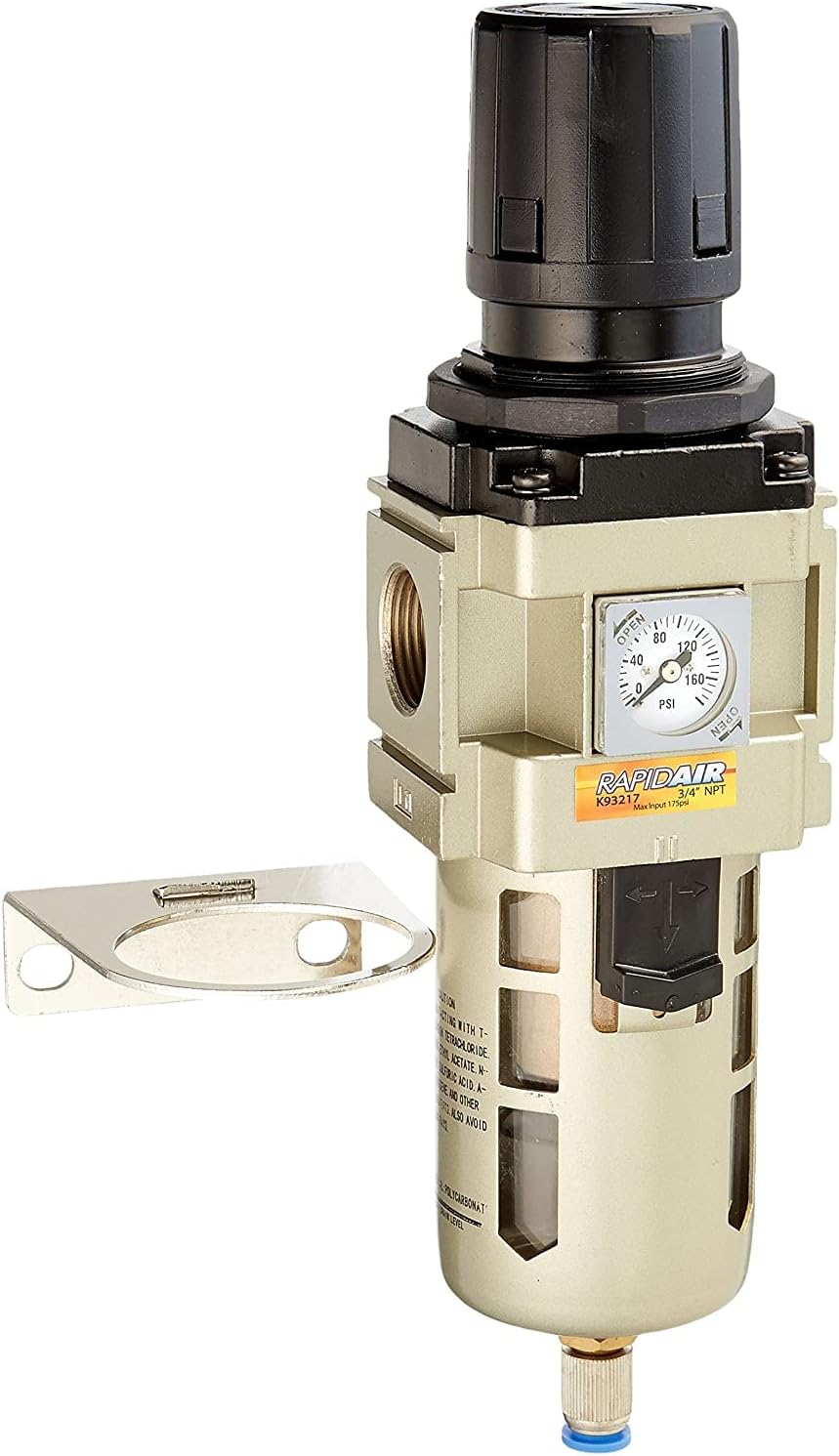 Rapidair K93217 NPT Filter Regulator, 3/4-Inch