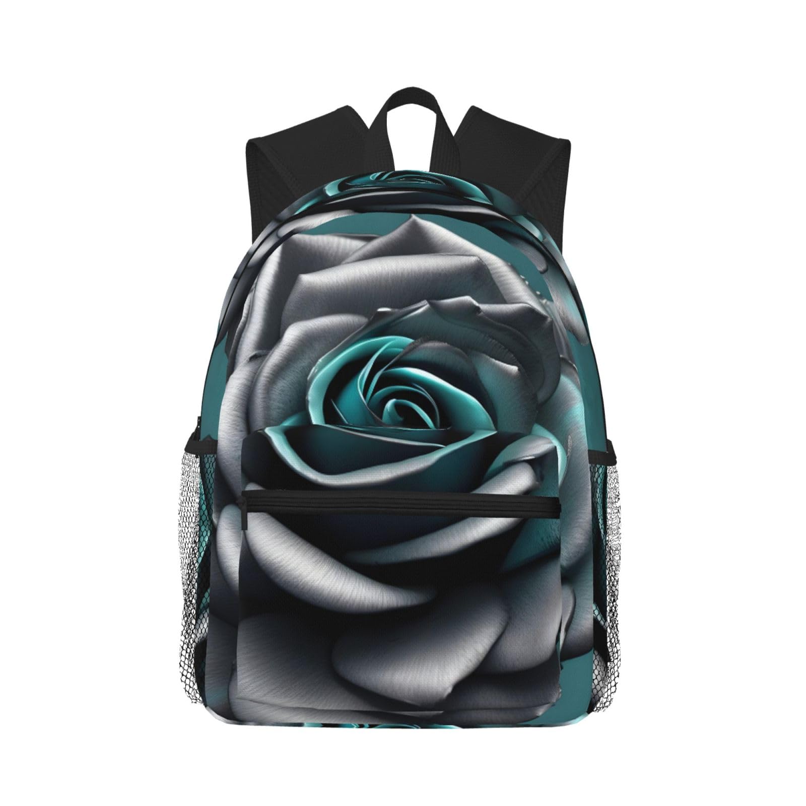 Sac à dos léger noir avec poches multiples ergonomiques taille unique - 8