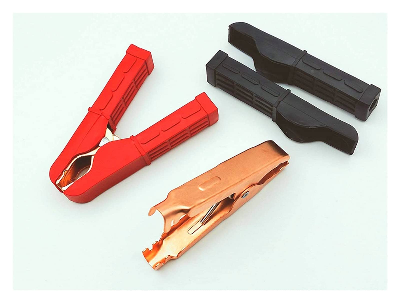 2 uds 200A Clip de batería de Coche Pinza de cocodrilo Conector de Abrazadera de Prueba amablemente