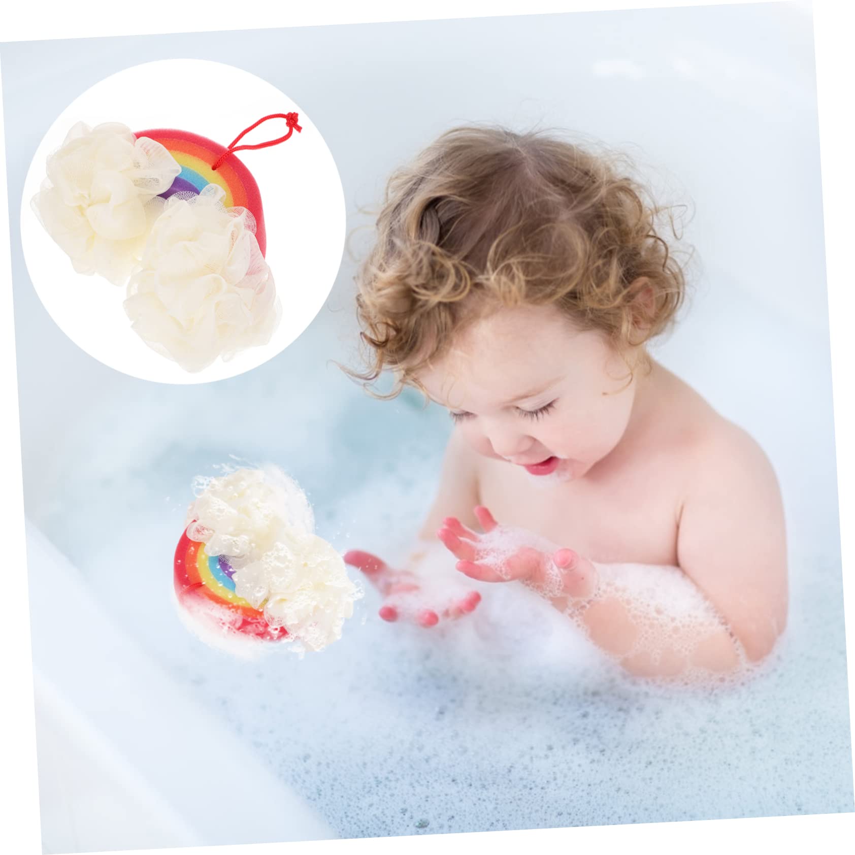 Healeved 2pezzi Esfoliante Per Doccia Scrubber e Adulti Facile Per Profonda e Schiumosa