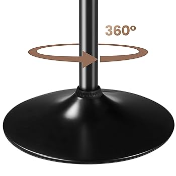 Amazon.com: Yaheetech Round Bar Table, Adjustable Height and