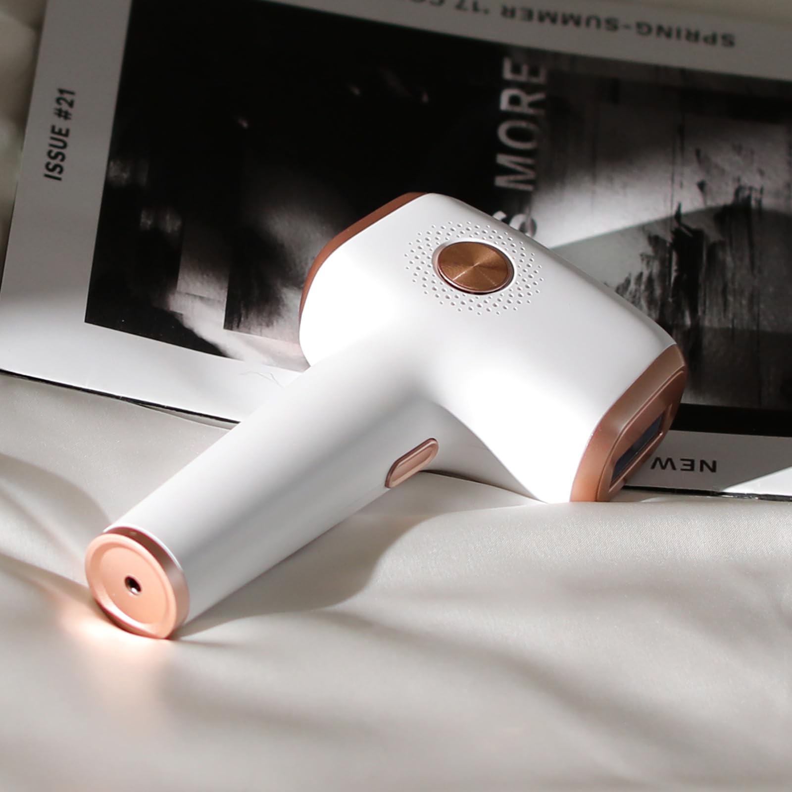 INNZA IPL Hair Removal with Ice Cooling Care Function for Women,Long-Lasting Results,999,999 Flashes Painless IPL Hair Remover, Hair Removal Device for Armpits Legs Arms Bikini Line