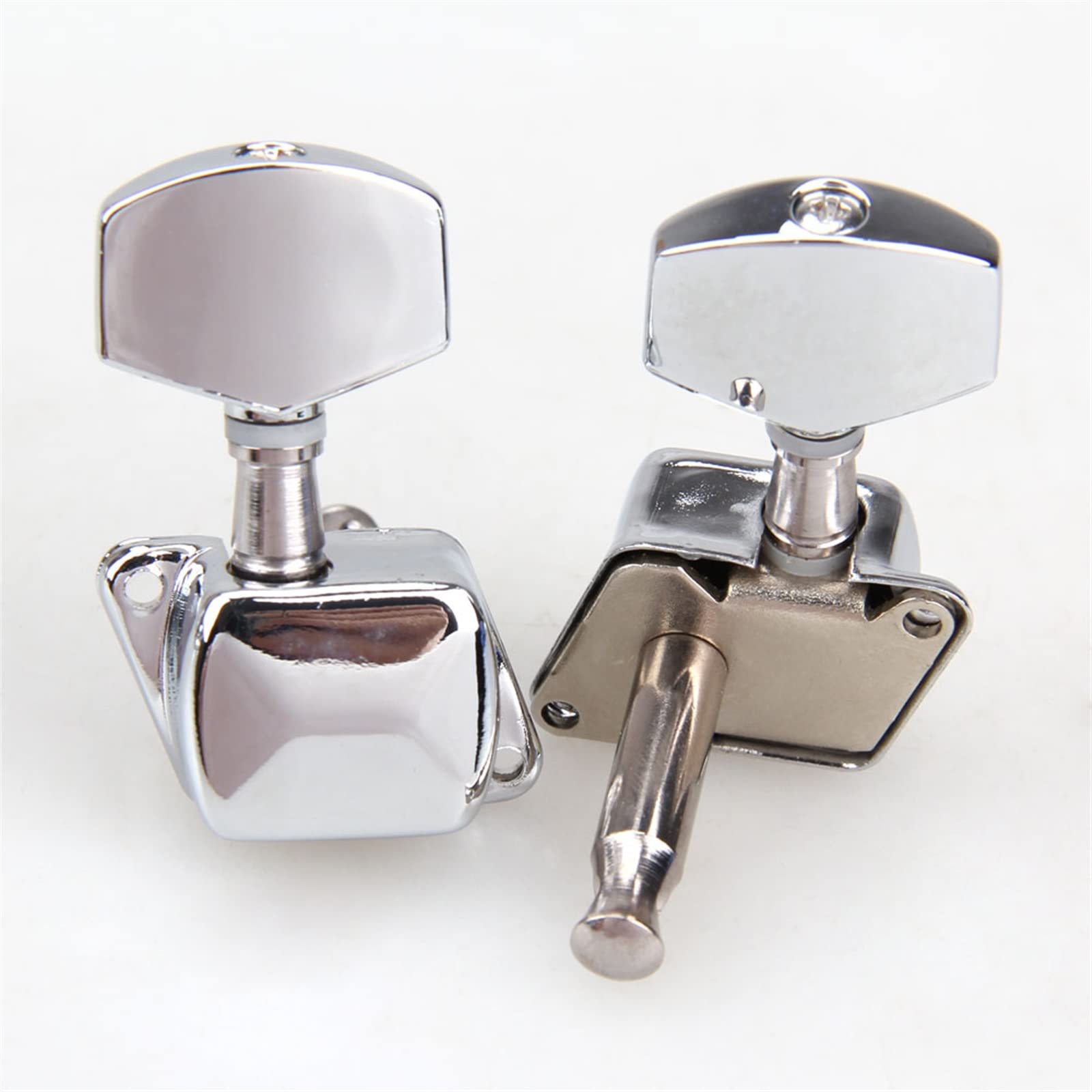 Tuner Mechaniken Knöpfe Gitarre 2 Farben 3x3 Semiklosed Tuning Pegs Machine Heads Für Gitarrenzubehör