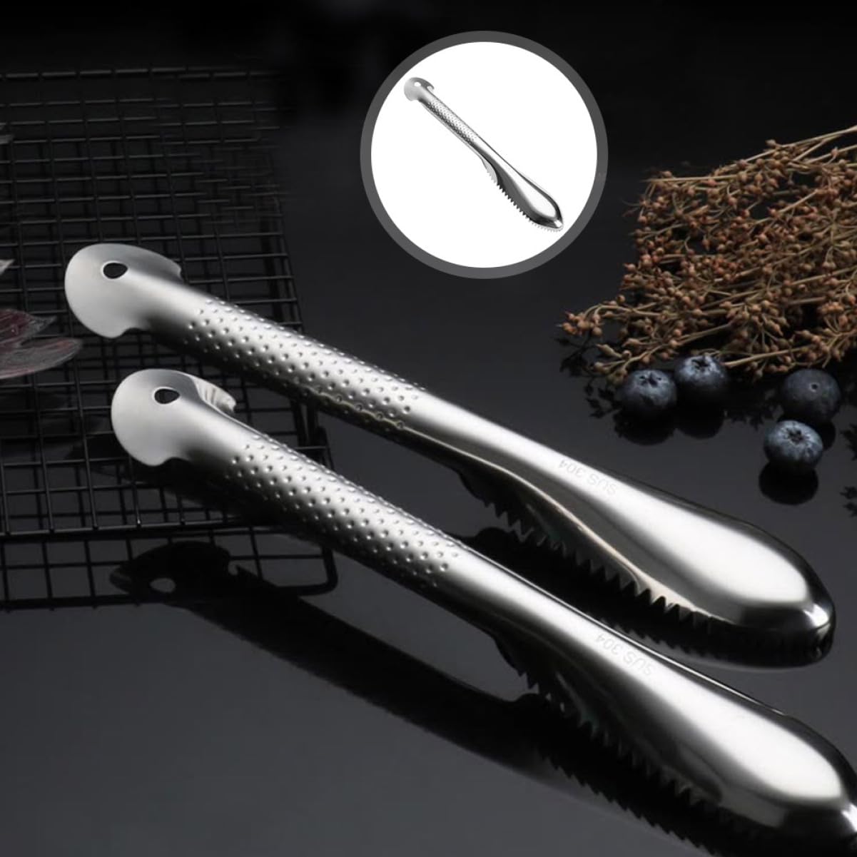 PRETYZOOM 4 Pz Attrezzo Squamatori Portatili per Pesci Disincrostante per Pesce Squama Pesce in Metallo Gadget da Cucina Strumento per Pulire La Pancia del Pesce Acciaio Inossidabile