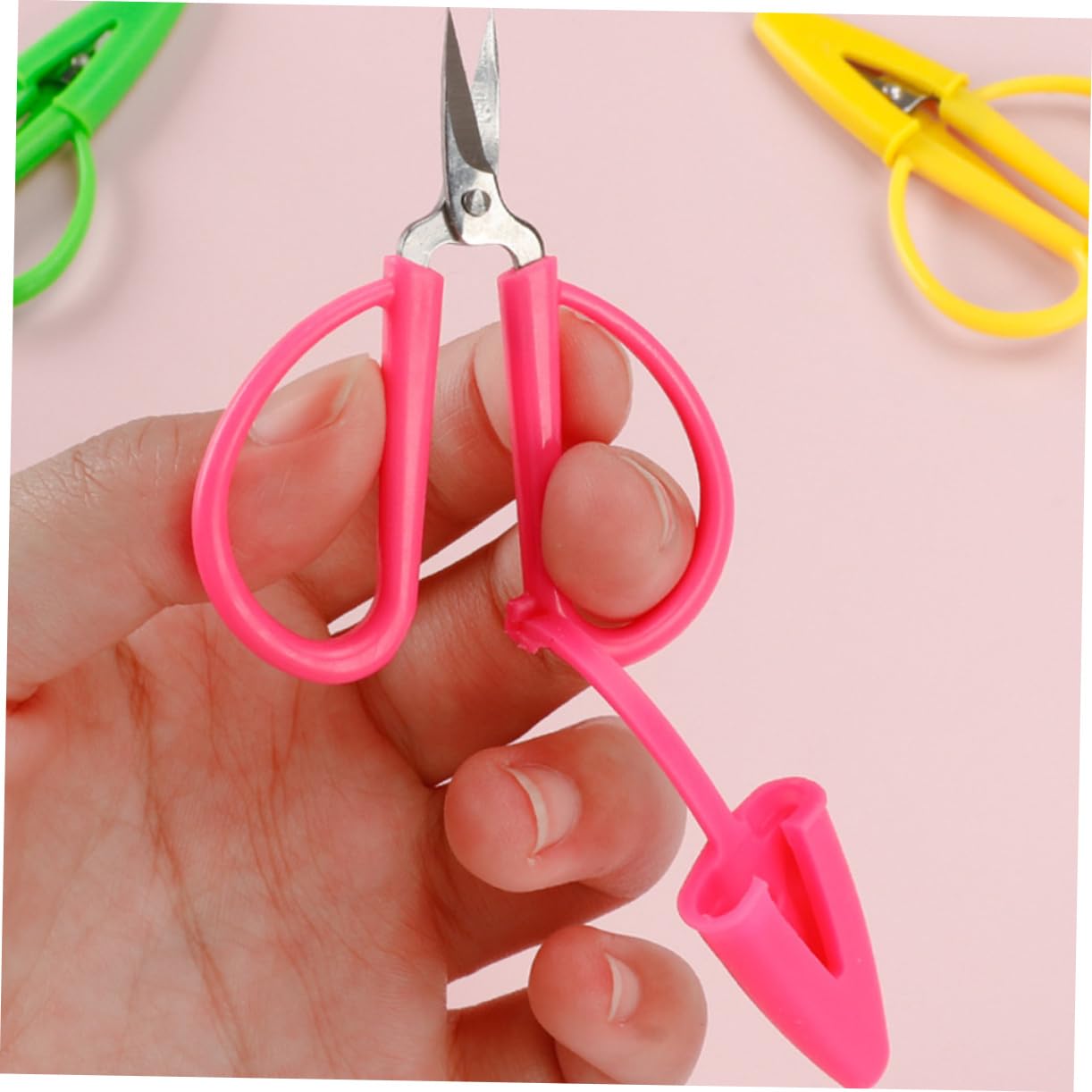 Lurrose 18pièces Mini Ciseaux Inoxydable Avec Couverture Ciseaux De Couture Et Broderie Portables Pour Travaux Manuels Et Découpes De Tissu Pratique Et Léger