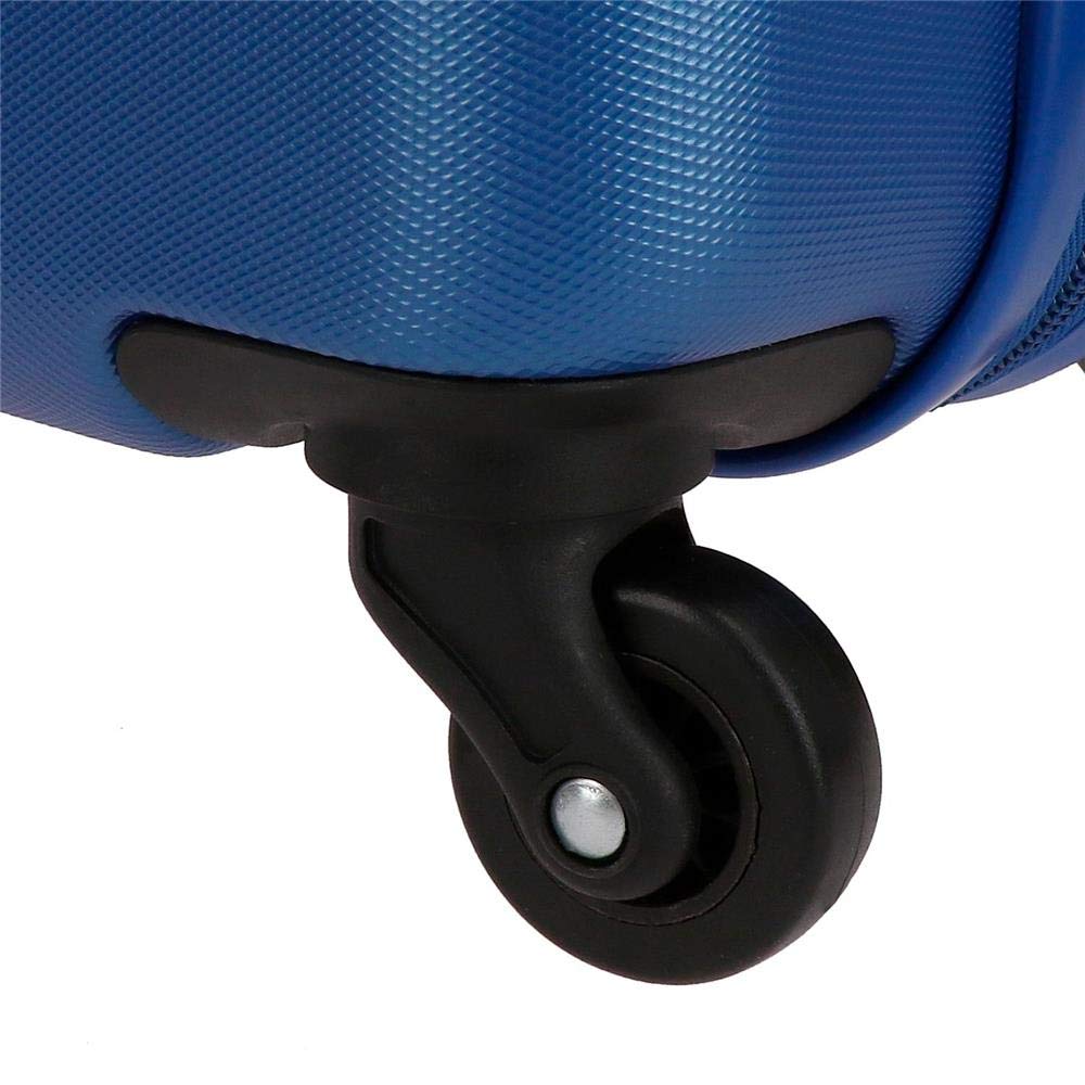 Roll Road Flex Maleta de Cabina Azul 35x55x20 cms Equipaje Mano Air Europa Rígida ABS Cierre de combinación Lateral 33L 2,78 kgs 4 Ruedas Dobles