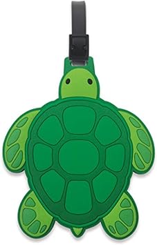 Island Heritage Island-Inspired Luggage Tag - Honu Turtle, 1 Count, Green, 4.25 x 3.5 inches