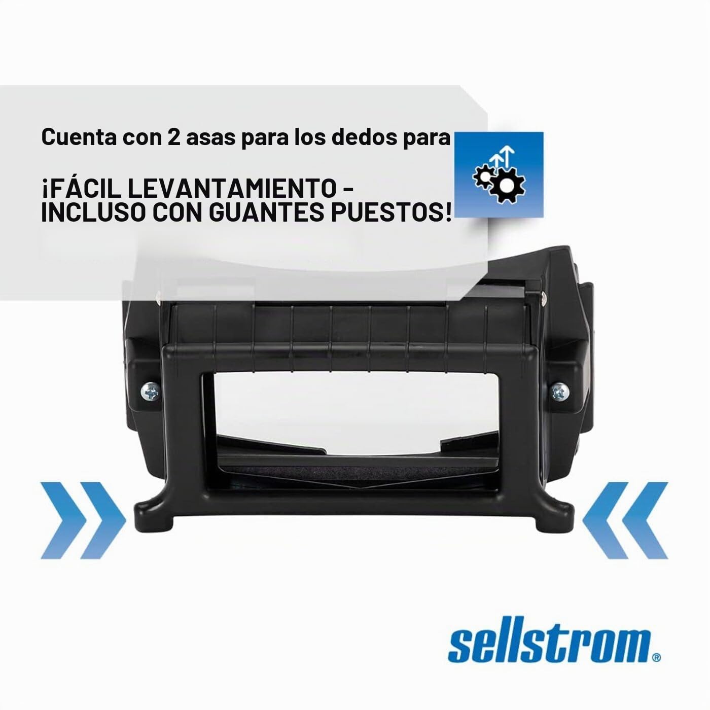 Sellstrom Casco de Soldadura, Adaptador Frontal abatible, retenedor Frontal de elevación, Nailon Duradero, Unisex, Negro, S273200