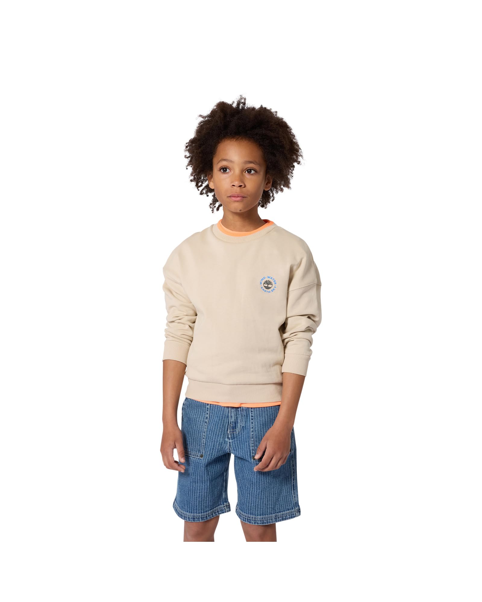 Timberland Felpa Bambino, Grigio, 5 Anni
