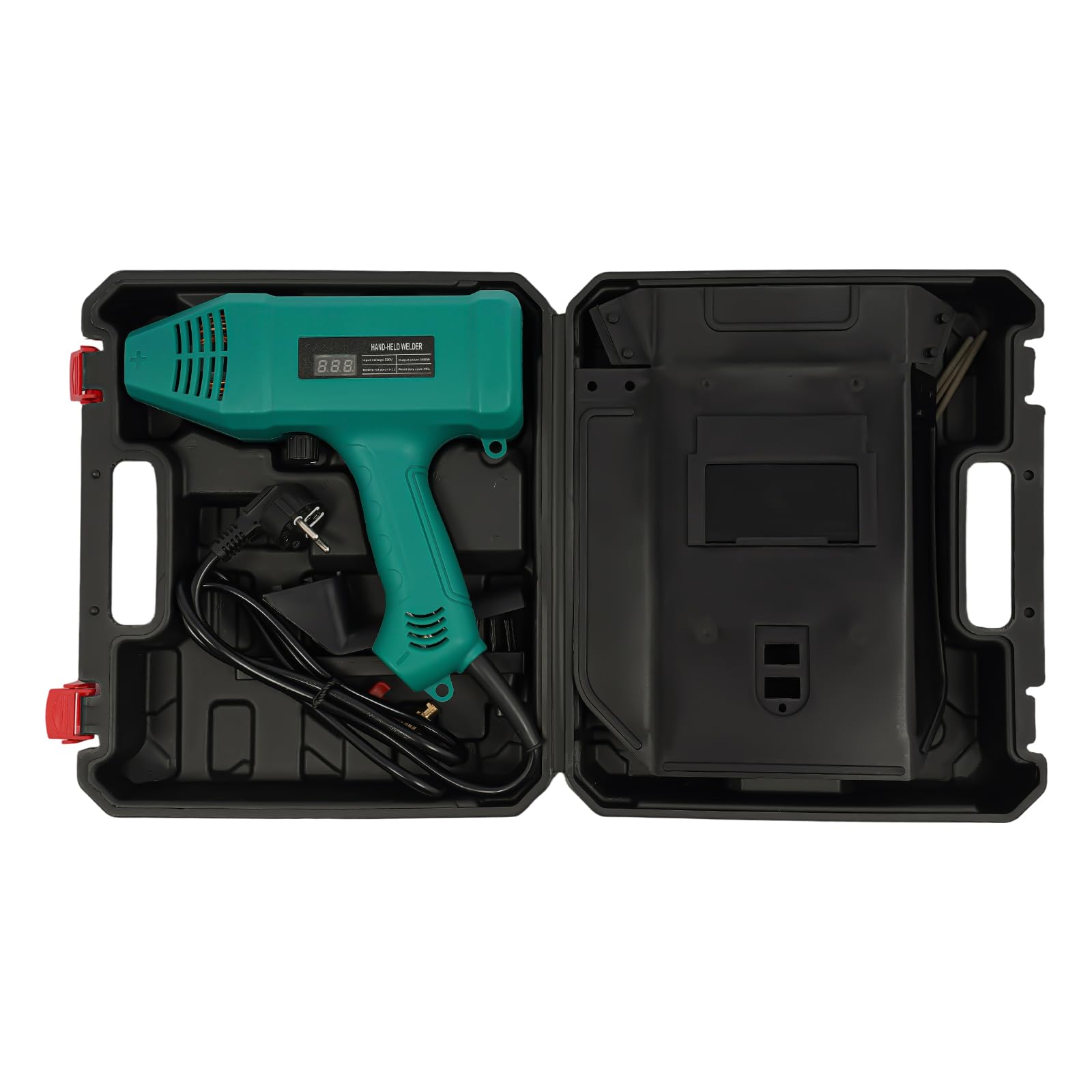 Mini saldatrice, 220 V, con inverter IGBT e display LCD, 3000 W, pistola per saldatura portatile per macchinari, lavorazione lamiera, manutenzione automobilistica, ecc