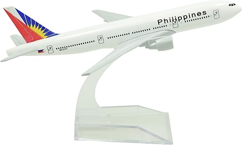 Miniatura 3 de TANG DYNASTY (TM 1400 6.3 in B777 Philippine Airlines Metal Avión Modelo Avión Modelo de Avión de Juguete