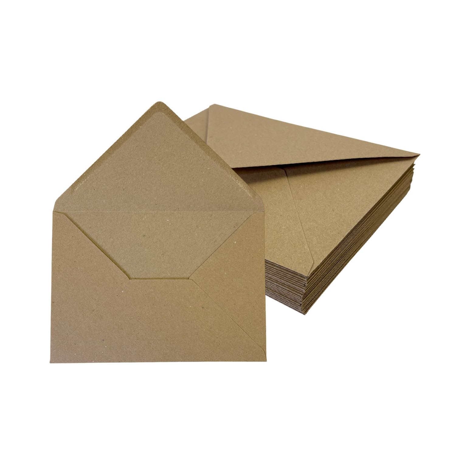 Pack of 500 Eco Kraft 162x229mm–C5 Gummed Envelopes – 110gsm Recycled Paper for Gift Cards, Thank‑You Notes, Invitations & Craft Packaging