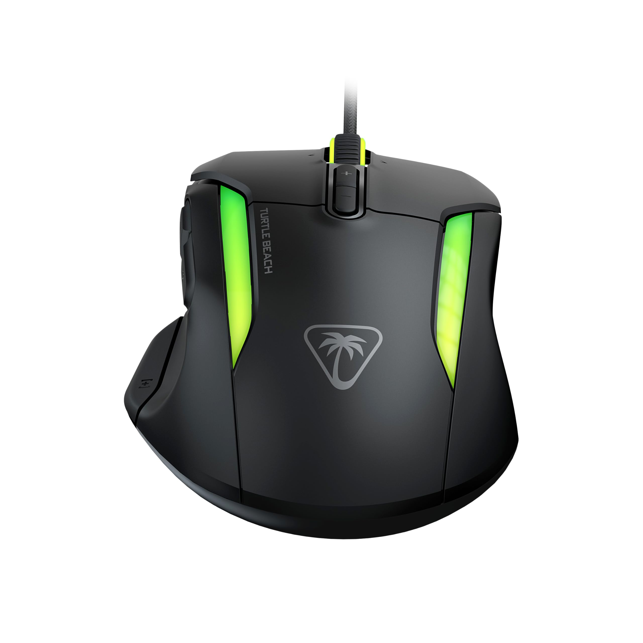 Turtle Beach Kone II - Souris Gaming RGB Ergonomique Filaire, Capteur Optique 26000 DPI, Interrupteurs Optiques 100 M de Clics, 23 Entrées Personnalisables, Molette 4D, Patins en PTFE Pur - Noir
