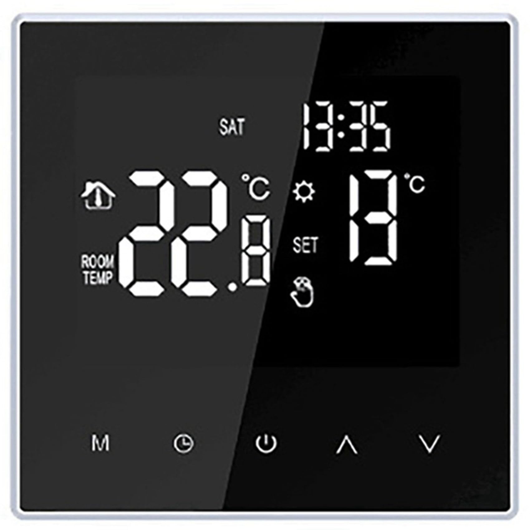 Jnchdghwa 2X ME81H Smart Thermostat Digital Temperature Controller Circulation Programmable Electric Underfloor Heating