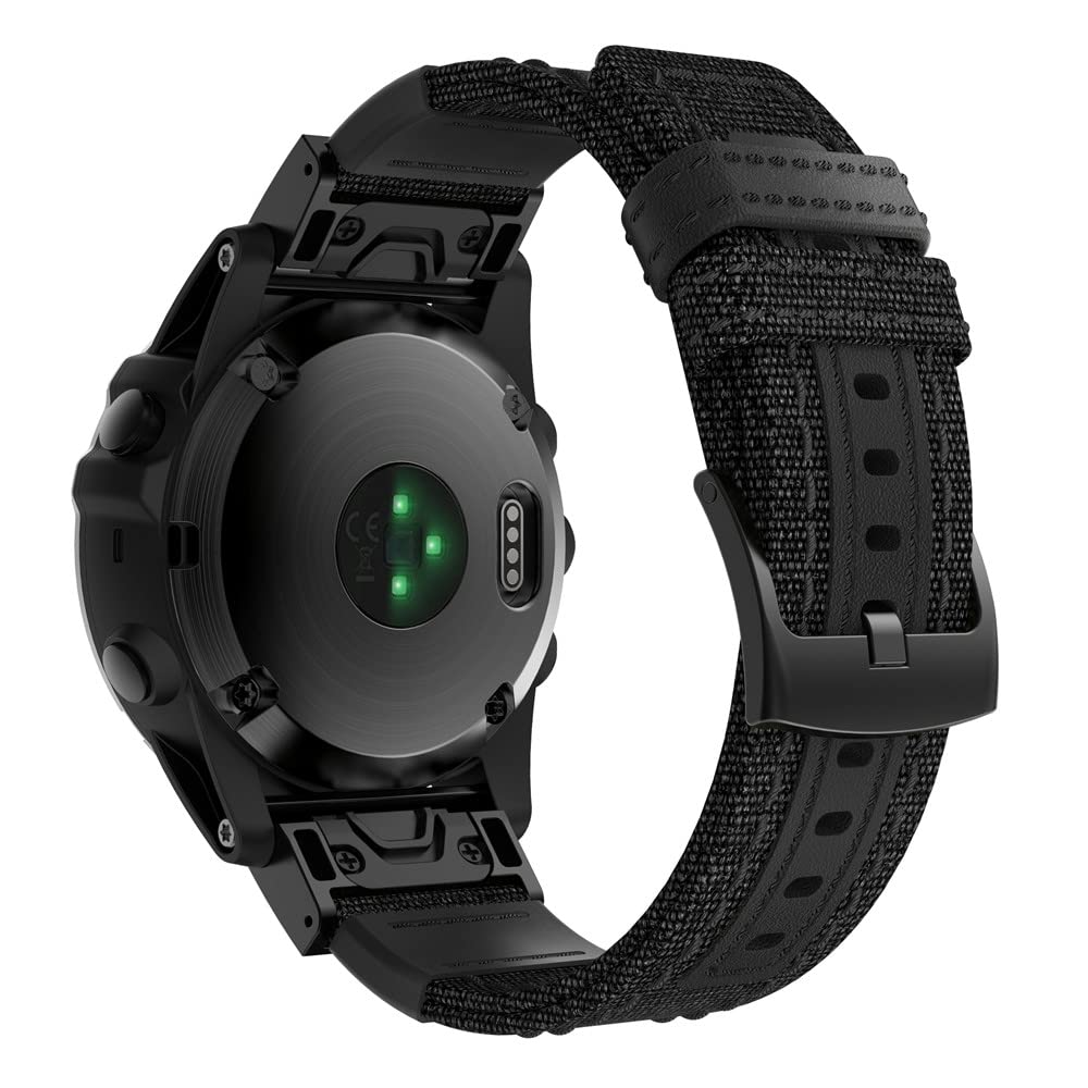 HQHYGM 22 26 MM Płócienne paski do zegarków dla 7 7X 6X 6 Pro Opaska na nadgarstek 5 5X Plus 3 HR Bransoletka Smartwatch