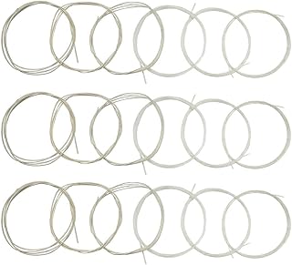 JYsun Classical Guitar Strings 3 full sets Clear Nylon for E-1st B-2nd G-3rd and Nylon Core Silver-Plated Copper Alloy Wound for D-4th A-5th E-6th
