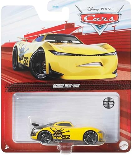 Disney Cars Escala 155 2022 Diecast Metal Series Next Gen Racer Leak Less #52 George New-Win