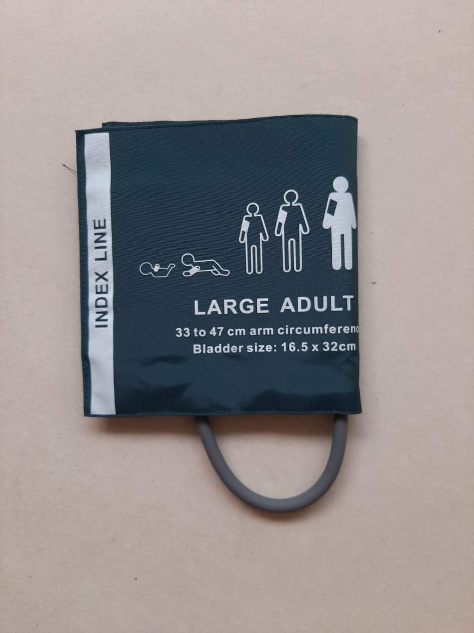 Extra Large Ni BP Monitor Arm Cuff (33-47Cms) Compatible With Phillips, Mindray, BPL, Schiller Multipara Monitors