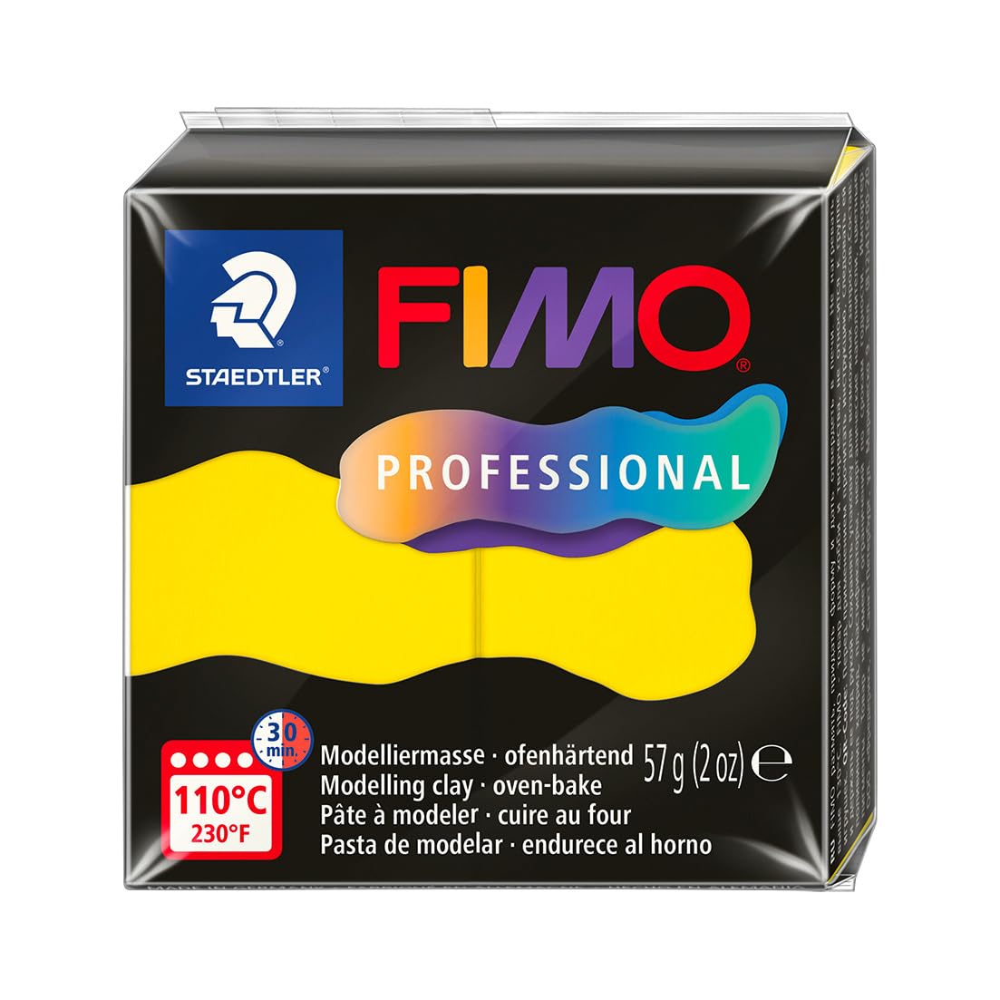 Fimo Yellow Professional True Modelling Clay 57G