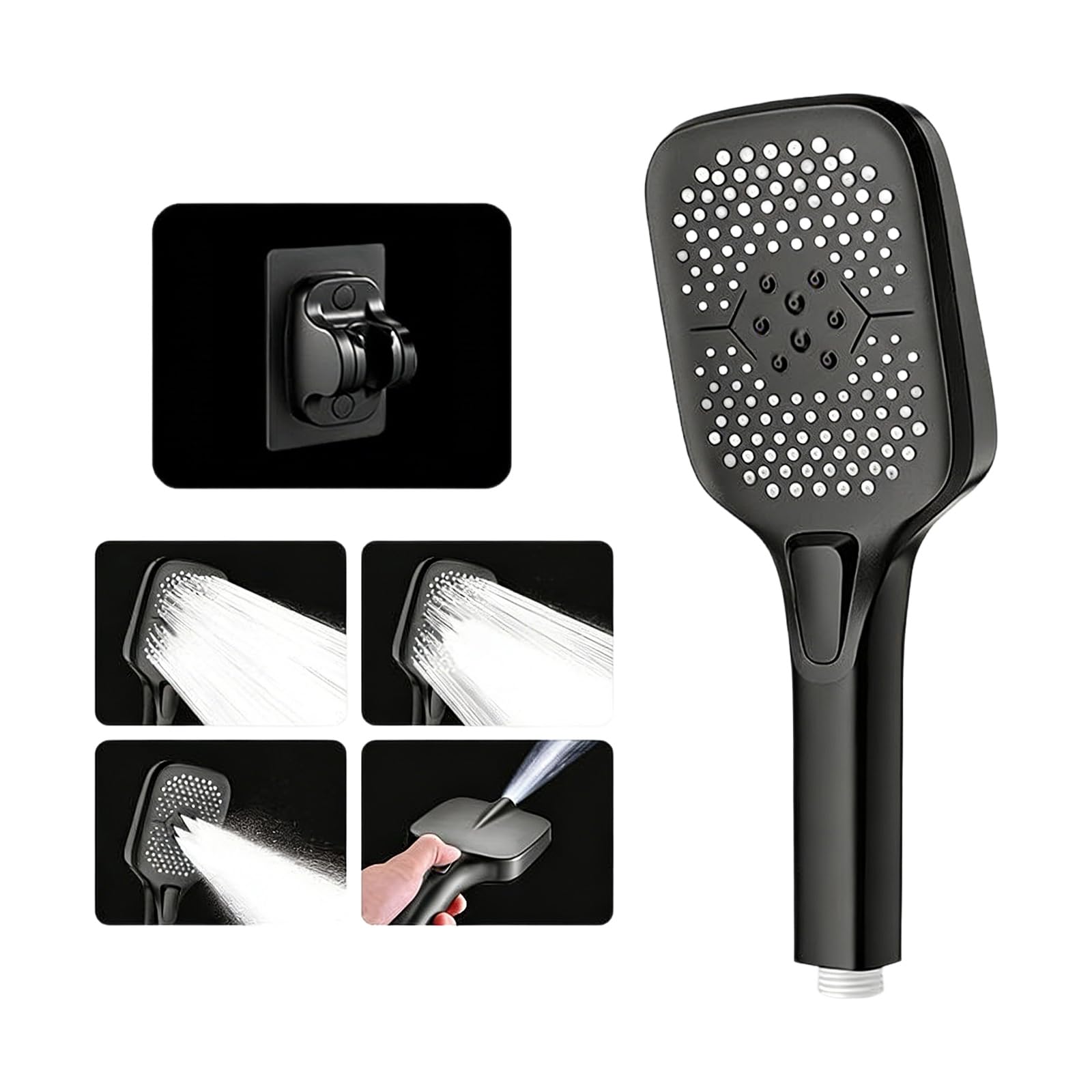 Multifunctional Large Flows Rainfalls Shower Head High Pressure Handheld Showerhead for Modern Bathrooms Enduring Water Saving Showerhead