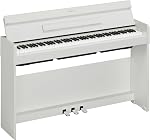Yamaha Arius Series 88-Key Piano numérique pondéré Action droite, CFX Concert Grand Piano Voix, 3-Pedal Unité, Banc inclus, Design droit classique, Noir YDP145B