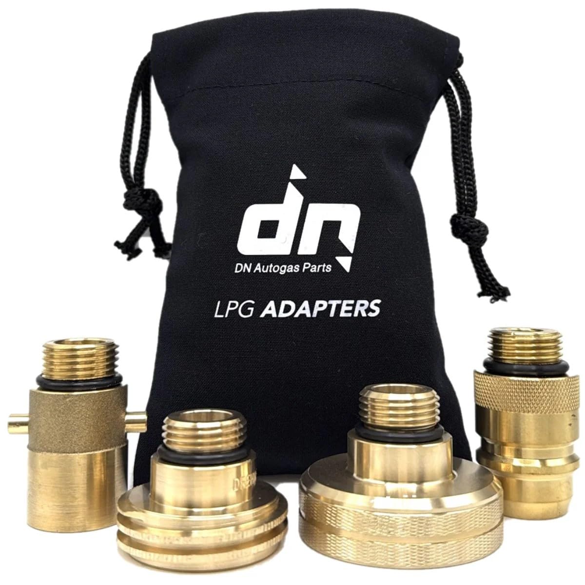 Gomet LPG GPL Autogas Tank Refill Adapters Set 21.8mm for All Europe ACME DISH EURONOZZLE BAYONET with Bag