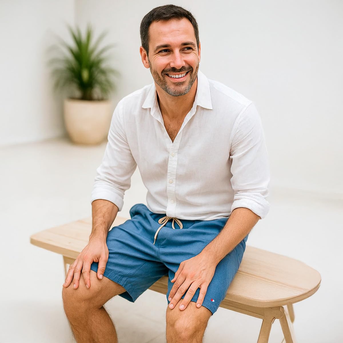 Bermuda Shorts Masculina Sandrini Linho Casual Elástico em promoção! Veja a oferta e mais achadinhos de Shorts & Bermudas 7 Hoje é o melhor dia para comprar Bermuda Shorts Masculina Sandrini Linho Casual Elástico com aquele preço maroto! Promoção! Aproveite a oferta! 7