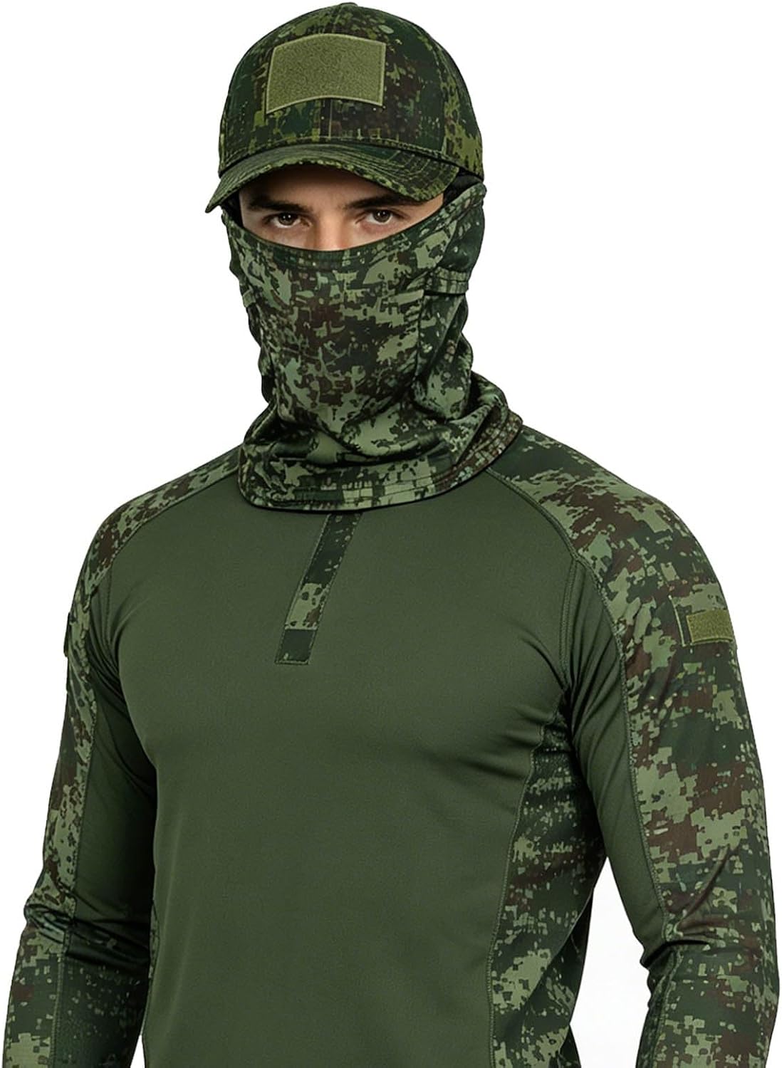 Russian EMR Camo Balaclava Tactical Face Mask Baseball Cap Sun Hat Sports Headwear Fishing Facial Cover Outdoor