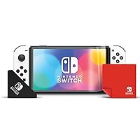 Vista 5 de PDP Gaming Deluxe Starter Kit for Nintendo Switch, Nintendo Switch Lite, Nintendo Switch OLED Model - Black and White