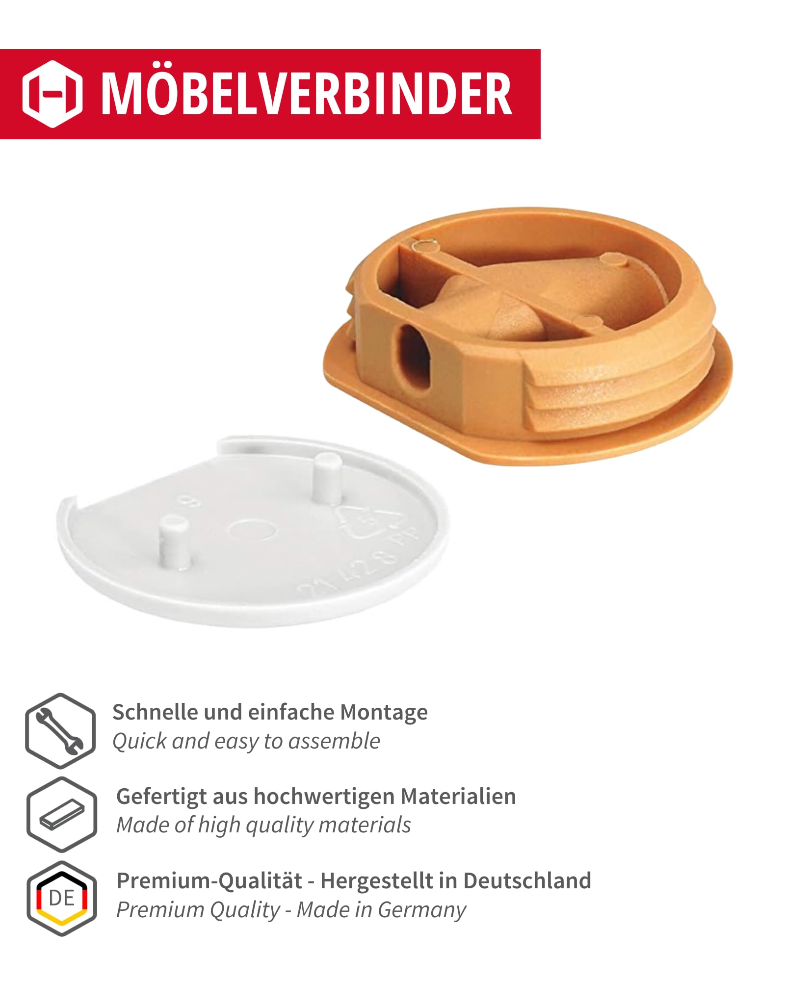 CONNETTORI PER TAVOLI Da Campeggio Base Tavolo In Plastica Connettore - Foto 5