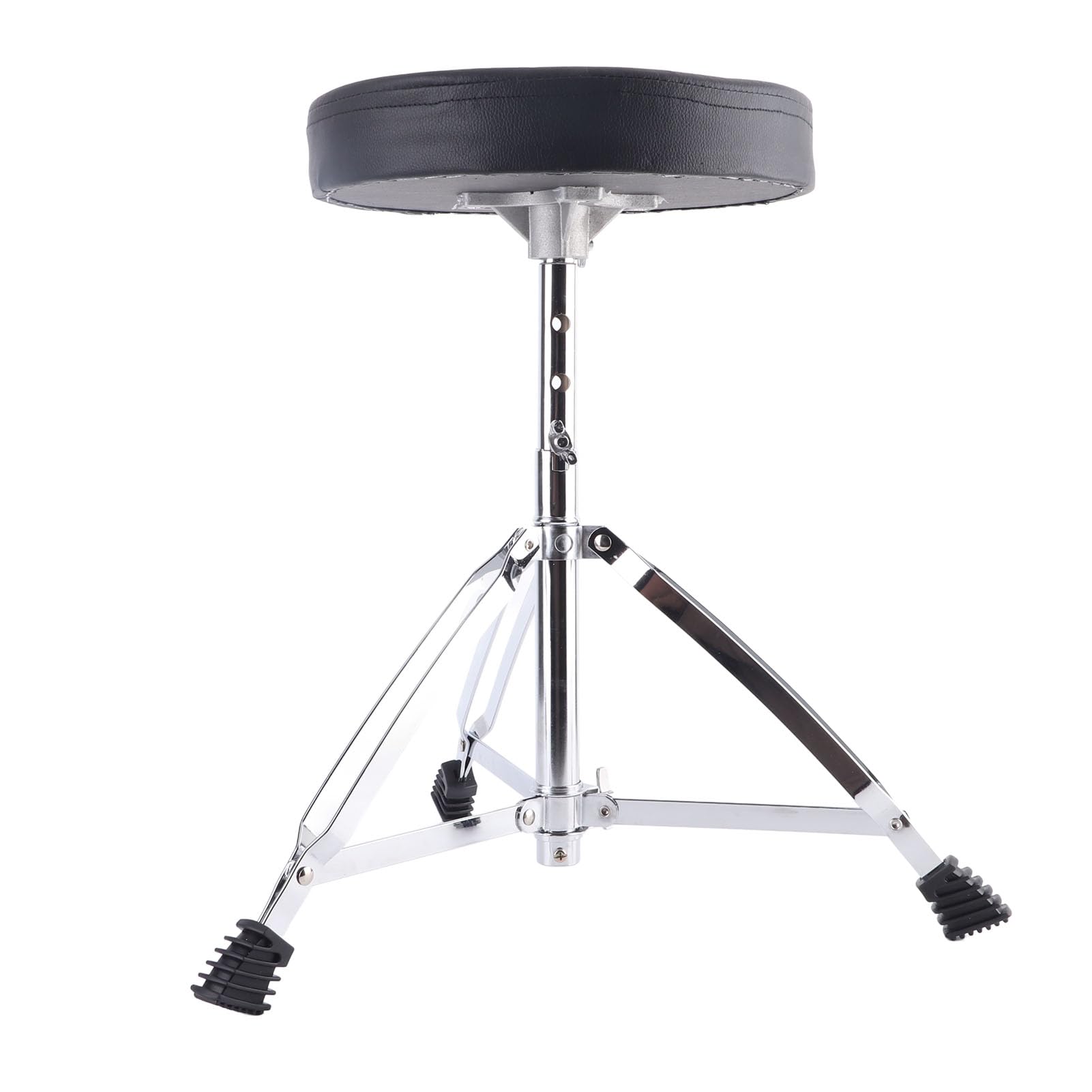 Silla con Asiento para Batería, Taburete Acolchado para Batería de 42,5 a 55 Cm, Ajustable para Tocar Instrumentos Musicales
