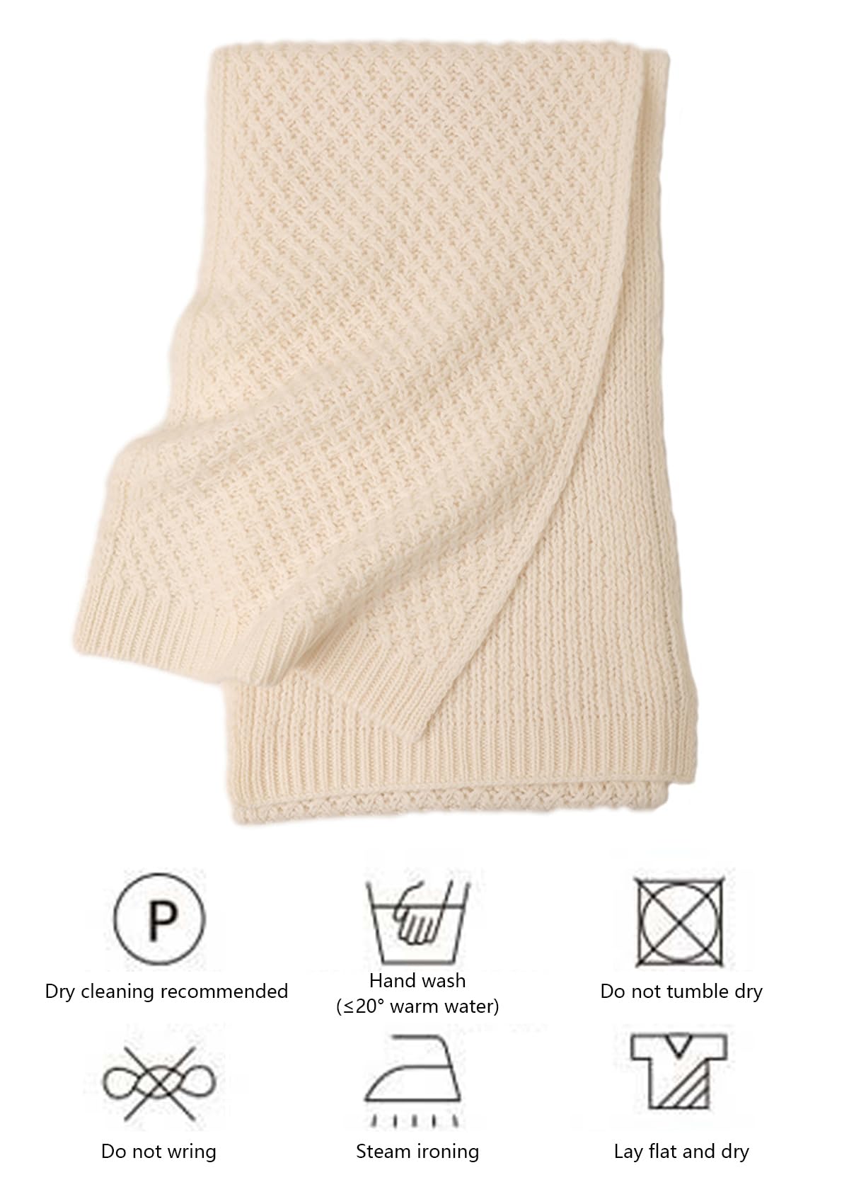 YUONNY Mujer Bufanda de Punto Gruesa y Cálida Color Sólido, Super Suave Bufanda Larga, 30% Cachemira y 70% Lana, Accesorios de Otoño Invierno, Moda Pañuelo Outdoor Braga Cuello de Punto, Regalo