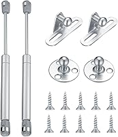 HexinYigjly 2-Pack 100N Gas Struts Lift Supports - 10.43" Soft Close Hinges for Cabinet Doors, Lids & Storage Boxes