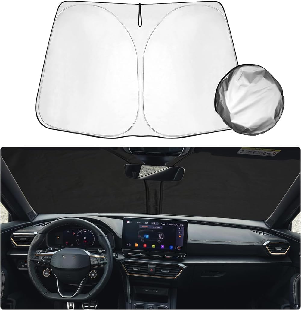 Car Front Window Sunshades Customized for Suzuki ERTIGA,Foldable Windshield Visor Blocks UV Rays Heat Insulation Accessories,A