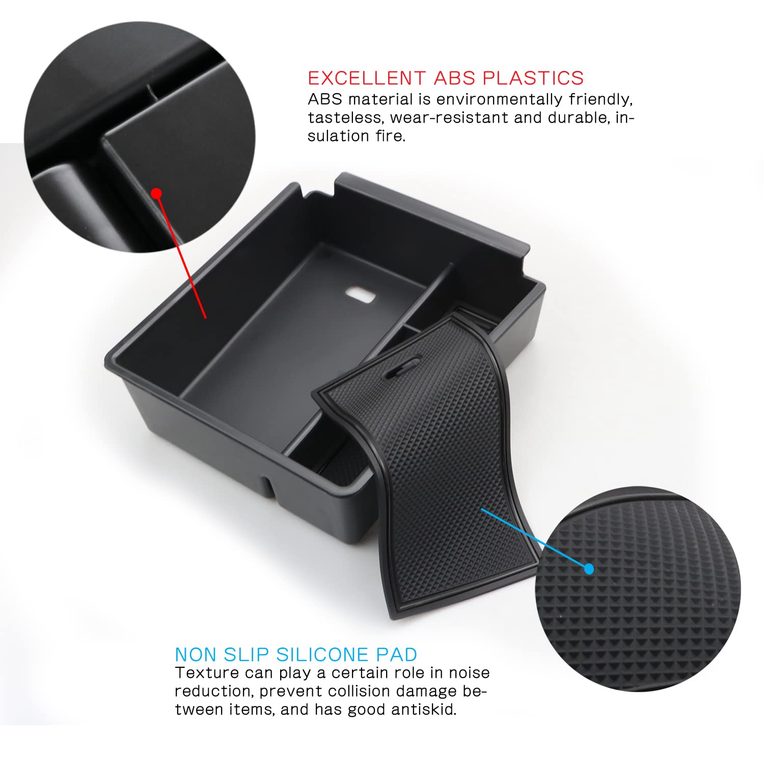 Organizer Console Hyundai Tucson 2025-2026 - Portaoggetti Centro Auto | Per Cambio Elettronico, Antiscivolo - Foto 8