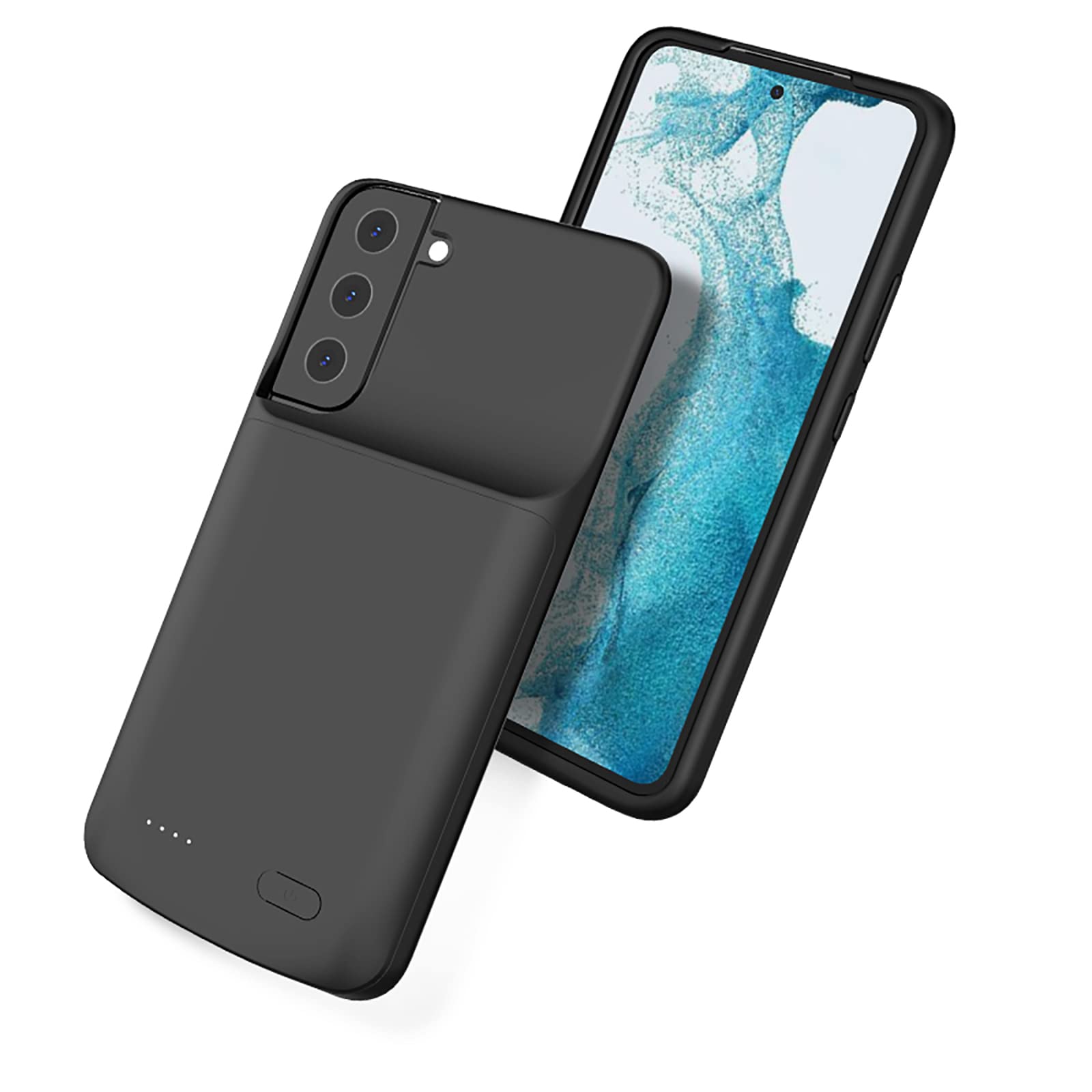 ELLENNE COVER BATTERIA PER SAMSUNG S22 PLUS 6.6" RICARICABILE SLIM 4800MAH | COVER CON BATTERIA INTEGRATA PER SAMSUNG GALAXY S22 PLUS 6.6" BATTERY CASE CUSTODIA RICARICABILE SLIM SOTTILE S22+ 4800MAH