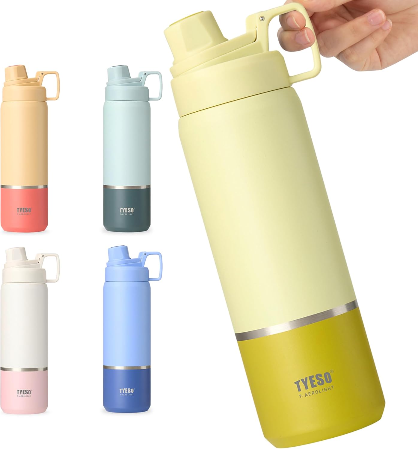 【炭酸対応】TYESO 水筒 900ml