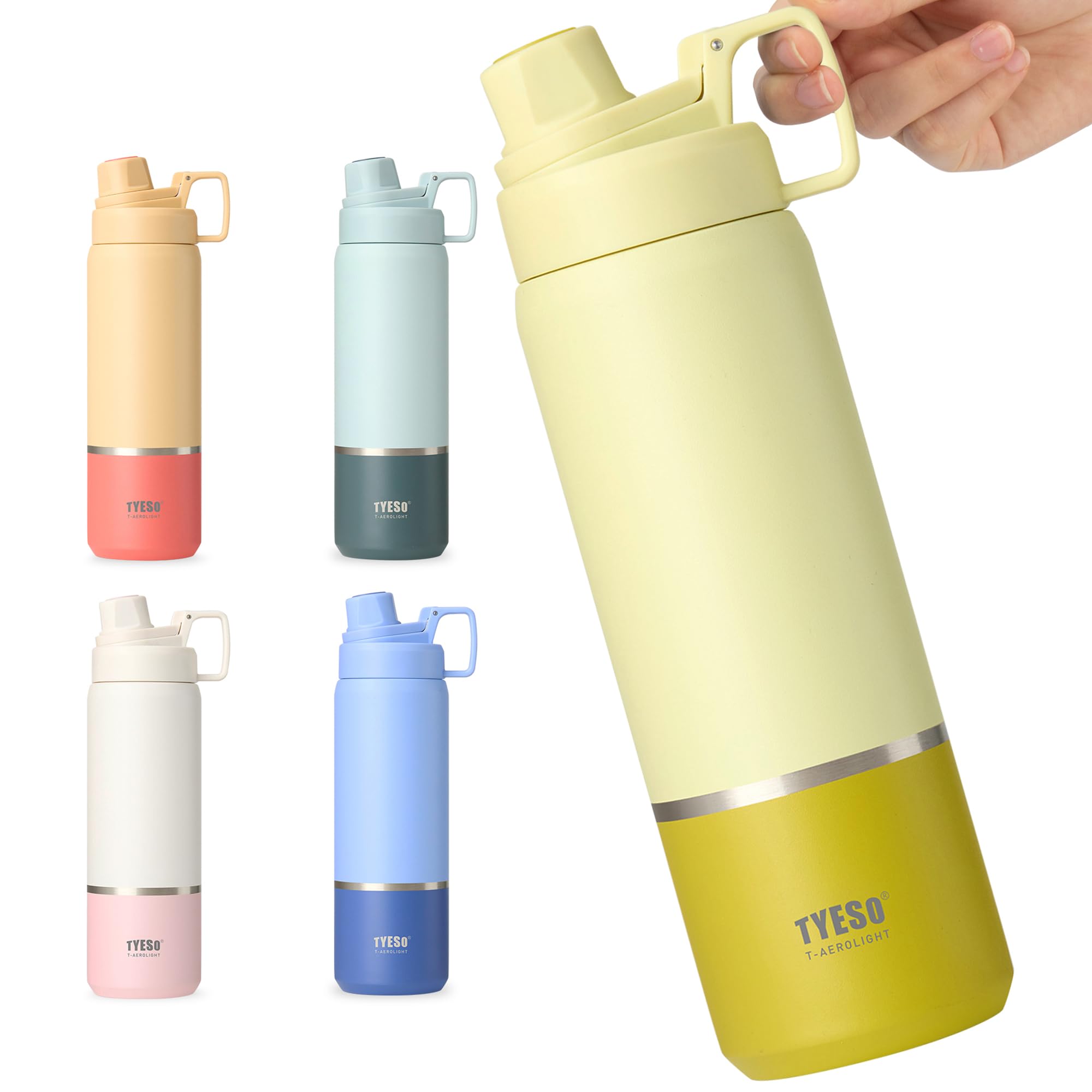 Amazon.co.jp: 【炭酸対応】TYESO 水筒 900ml 真空断熱 炭酸 魔法瓶