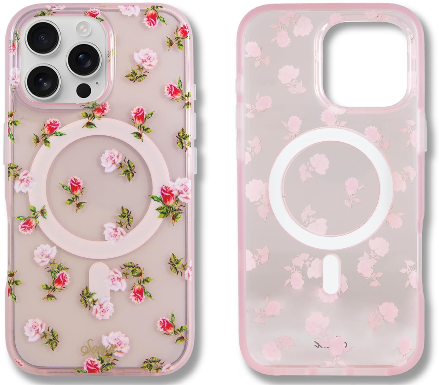 Sonix Phone Case for iPhone 16 Pro Max | Compatible with MagSafe | 10ft Drop Tested | Roses are Red