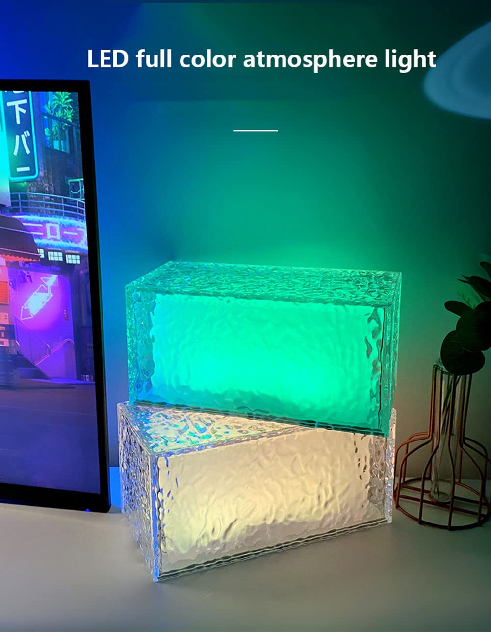 Luz de Nocturna LED, con 4 Puertos de Carga USB, Lámpara de Mesita de Noche Inteligente, Control Tactil, Regulable, Temporizador, Cambio de Color RGB para Niños, Habitación