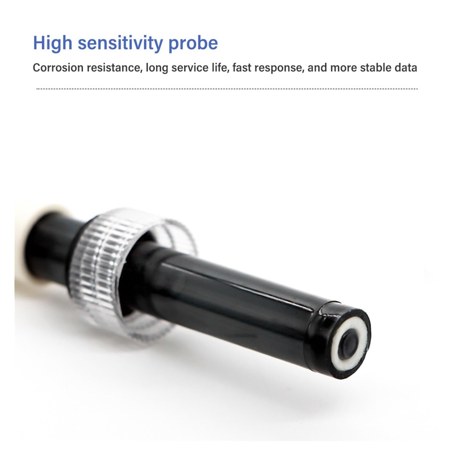 Medidor de humedad del suelo, Medidor digital de pH for alimentos con sonda plana de alta precisión for masa, carne, queso y agua potable. Para jardinería y agricultura