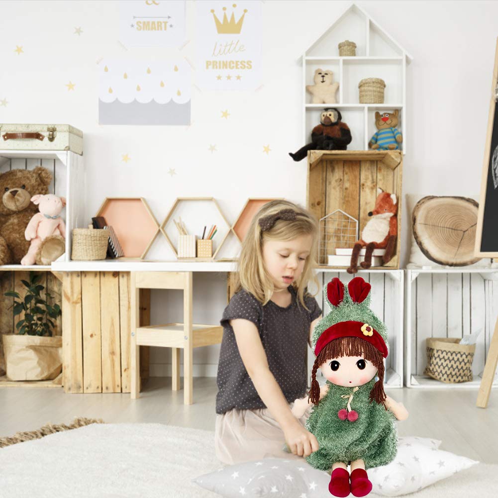 45cm Bambine Morbide Peluche Bella Bambola di Pezza, Fiaba Principessa Ragdoll Giocattolo Simpatico Cartone Animato Ragazza Bambola Giocattoli di Peluche Bambine Che dormono Bambola Partner Regalo