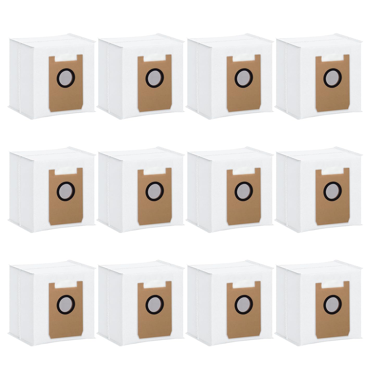 Dust Bags Compatible with AIRROBO T20+/ T25+/ T30+/ T25+C Robot Vacuum Cleaner Bags Disposable Replacement Vacuum Bag Airrobo Robot Vacuum Dust Bags